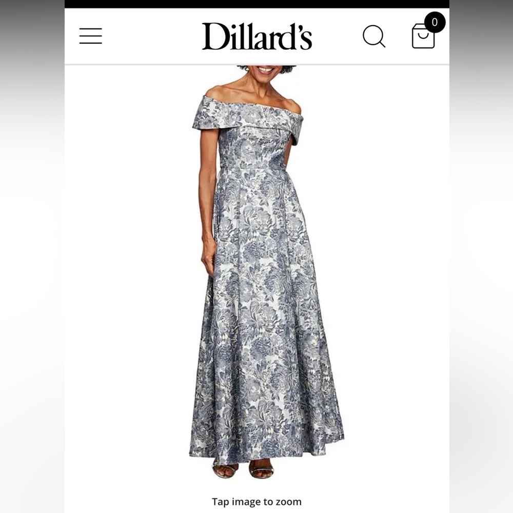 Elegant Off-Shoulder Floral Dress